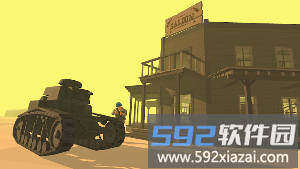 沙漠块状作战游戏(blocky apex strike)截图1