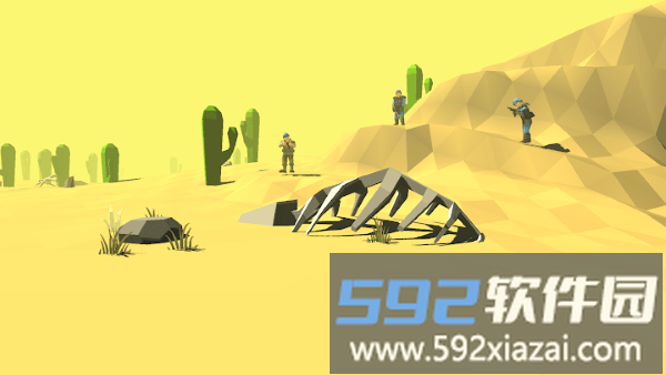 沙漠块状作战游戏(blocky apex strike)截图3