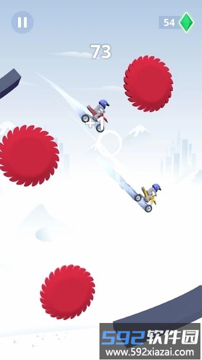 重力摩托车游戏(gravity biker)截图1