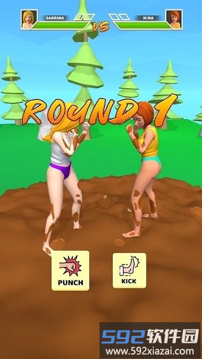 泥浆大战游戏(mud fight)截图1