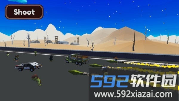 僵尸种族赛车游戏(zombie race)截图1