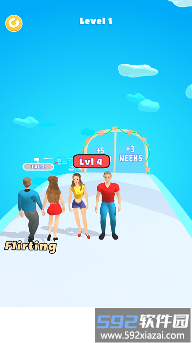 社交跑酷(affair run)截图1