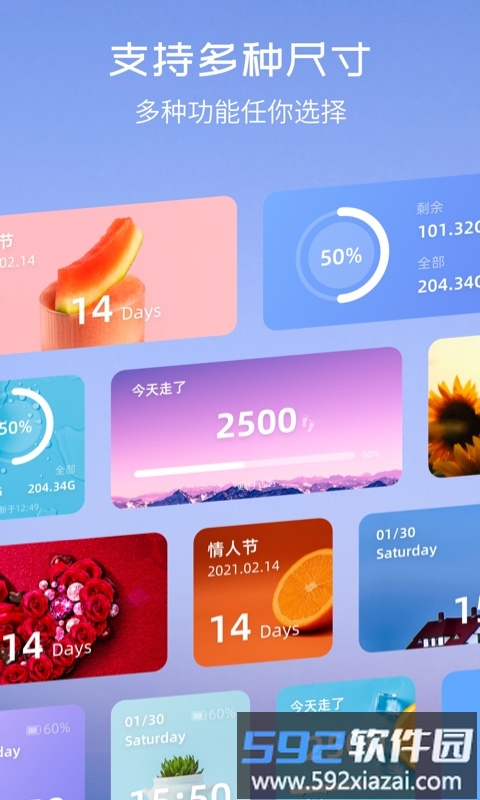 氢时钟小组件app截图4