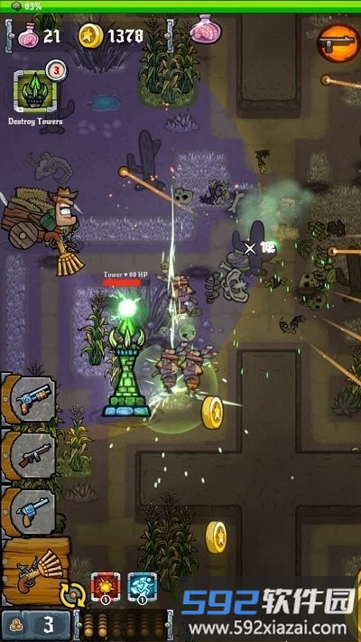 西部狂野僵尸游戏(Wild Zombie West)截图1