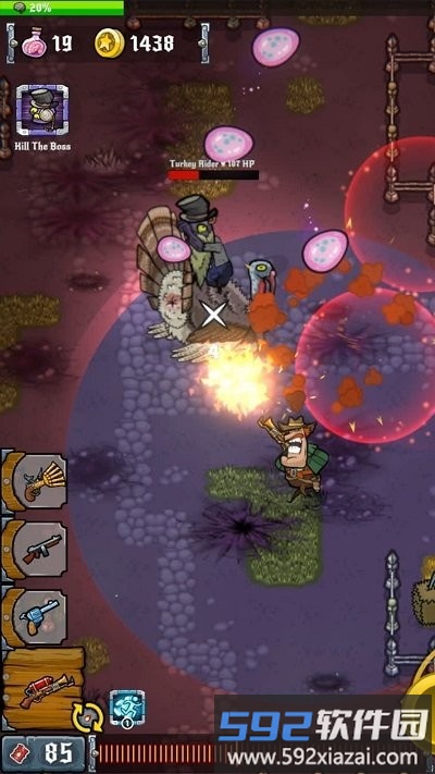 西部狂野僵尸游戏(Wild Zombie West)截图2