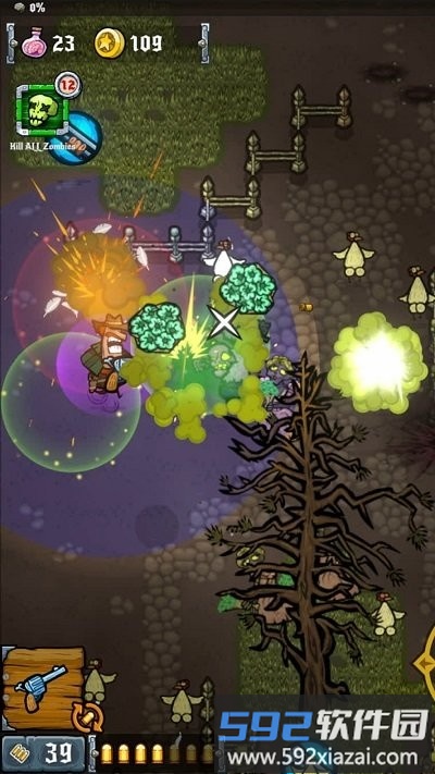西部狂野僵尸游戏(Wild Zombie West)截图4