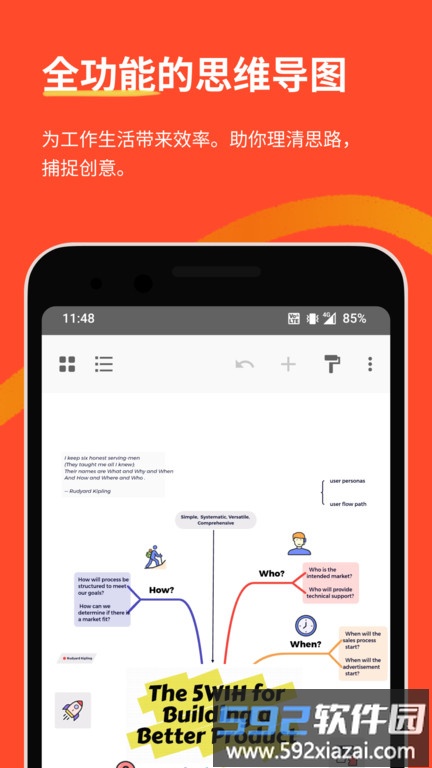 xmind思维导图专业手机版截图1