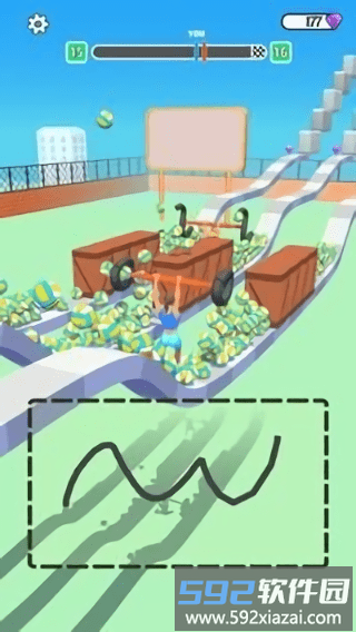 画个扶手游戏(draw rail)截图1