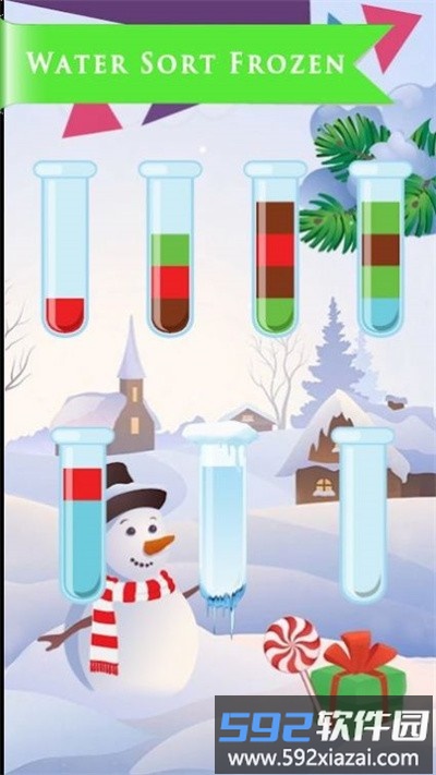 水分类冷冻手机版(water sort frozen)截图1