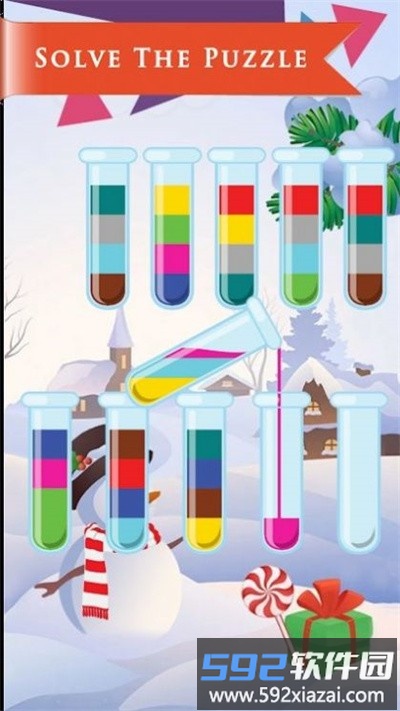 水分类冷冻手机版(water sort frozen)截图2
