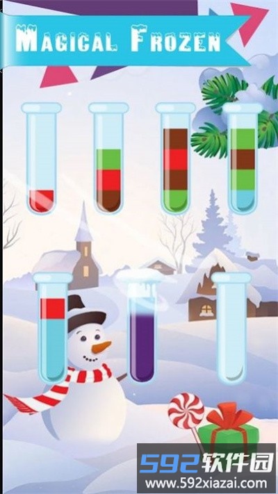 水分类冷冻手机版(water sort frozen)截图3
