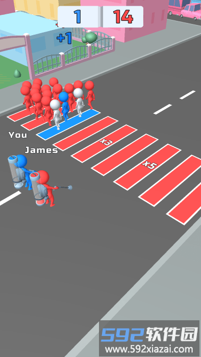 标线比赛游戏(road marking race)截图2