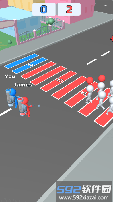 标线比赛游戏(road marking race)截图4