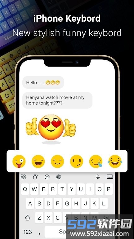 仿ios键盘输入法(keyboard for iphone)截图1