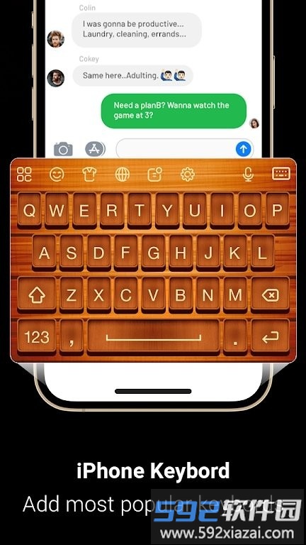 仿ios键盘输入法(keyboard for iphone)截图2