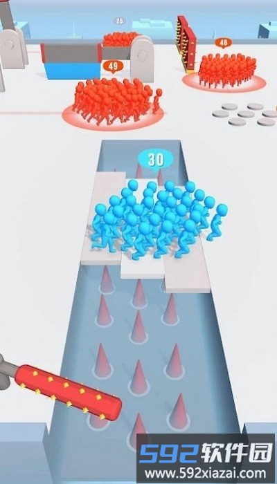颜色帮派对抗游戏截图2