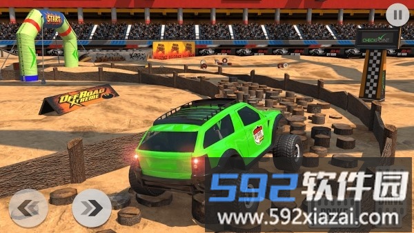越野停车特技挑战游戏(car parking 3d)截图1