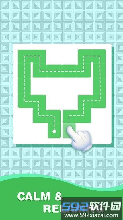 卡通连线拼图游戏(one liner line to win)截图2