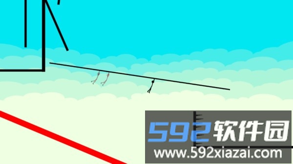 火柴人忍者跑酷游戏截图1