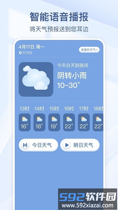 夏雨天气预报截图3
