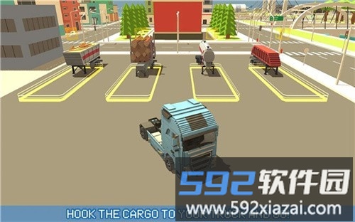 卡车司机城市运输游戏截图1