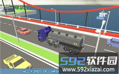 卡车司机城市运输游戏截图2