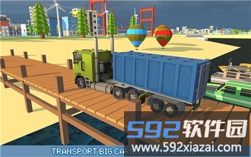 卡车司机城市运输游戏截图3