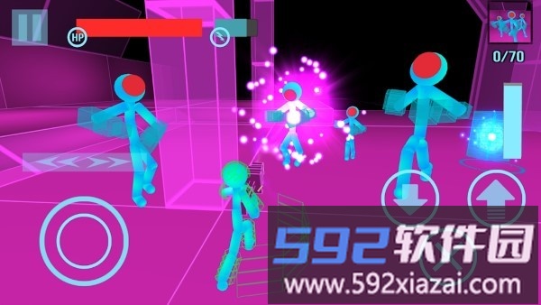火柴人科技战争游戏(stickman neon gun warriors)截图2