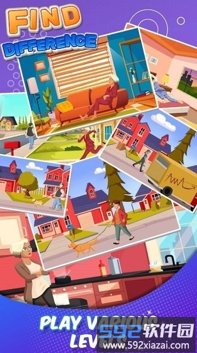 找不同邻里战争游戏(find difference neighborhood wars)截图1