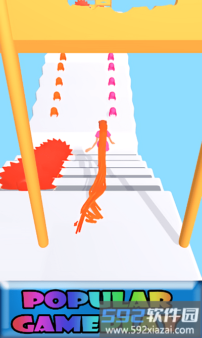头发运行3d(hair run 3d)截图1