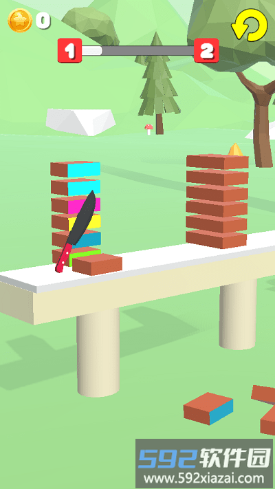 就差一刀小游戏(slice it all knife slicing rush)截图3