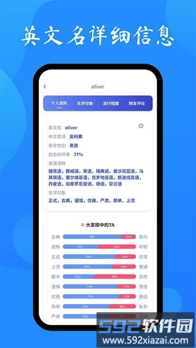 英文名起名取名助手app截图1