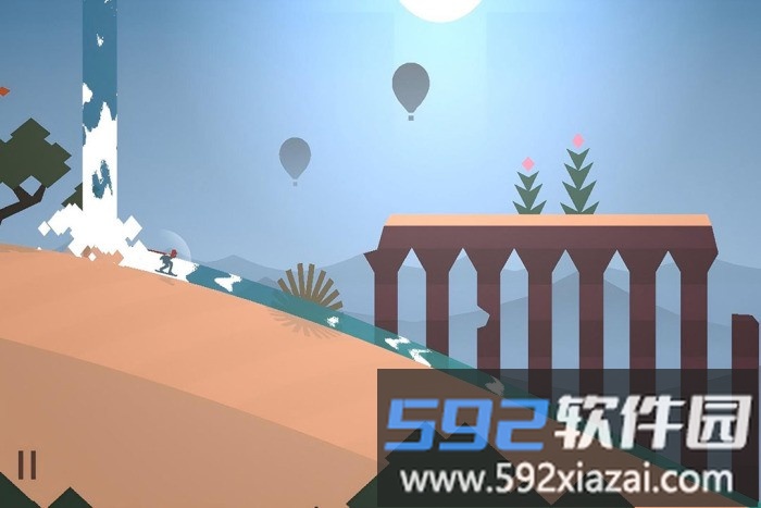 雪地滑翔机游戏截图3