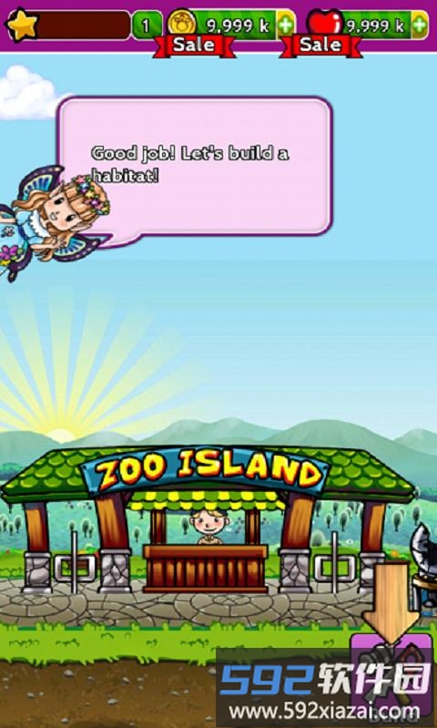 动物岛无限金币版(Zoo Island)截图3