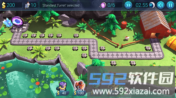 鸡塔防御离线游戏(defenchick)截图2