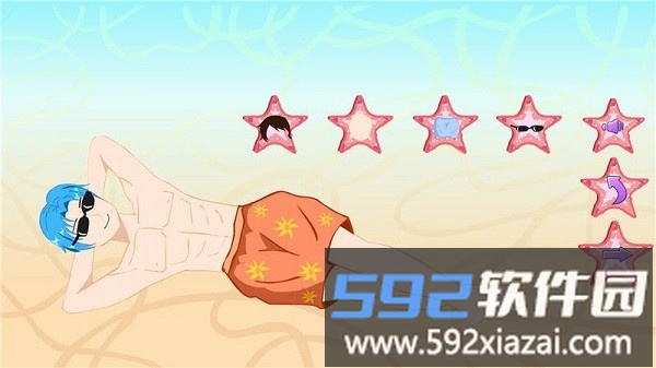 美人鱼公主沙滩装扮手游截图4