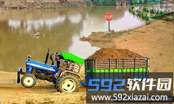 乡村拖拉机播种模拟器手机版(tractor trolley)截图2