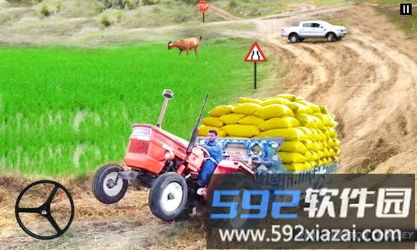 乡村拖拉机播种模拟器手机版(tractor trolley)截图3