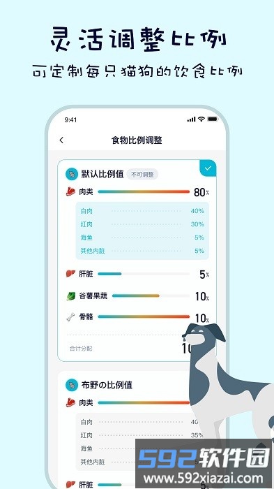 嗷呜猫狗食谱app截图5