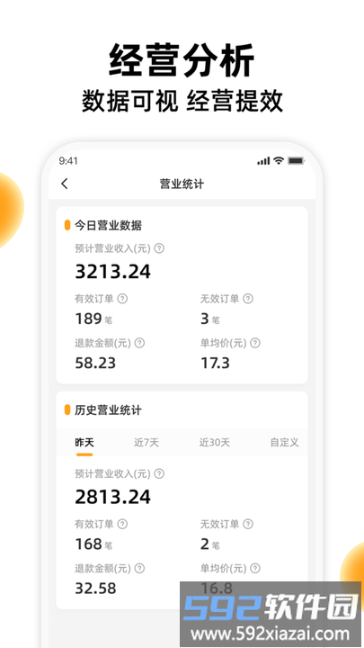 橙子校园商户端app截图2