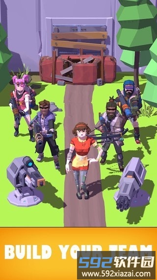 僵尸冲刺城市防御手机版(zombies)截图1