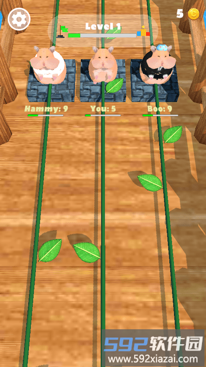 仓鼠吃叶子比赛小游戏(hamster biter)截图1