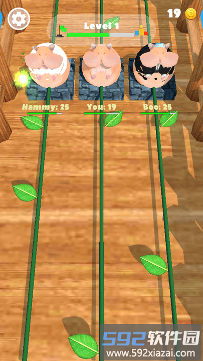 仓鼠吃叶子比赛小游戏(hamster biter)截图2