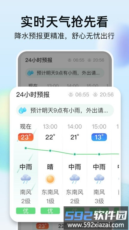 竹雨天气预报截图3