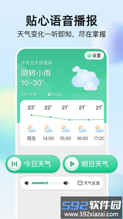竹雨天气预报截图4