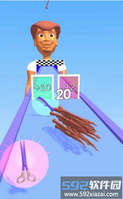 植发跑步游戏(hair transplant run)截图3