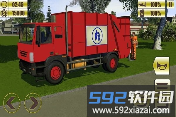 垃圾车模拟驾驶最新版(garbage transporter truck driving simulator)截图2
