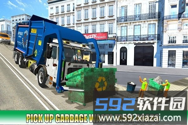 垃圾车模拟驾驶最新版(garbage transporter truck driving simulator)截图3