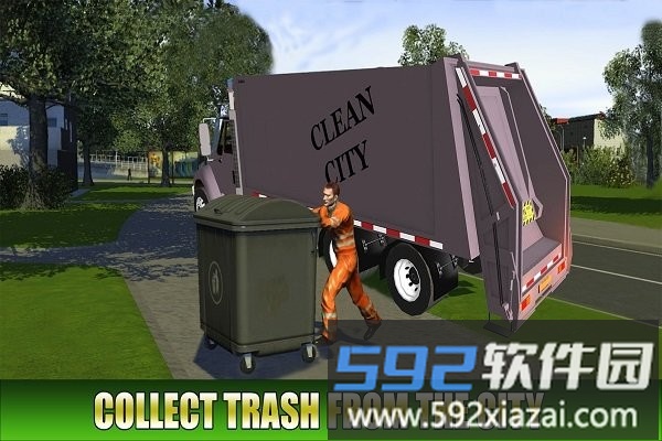 垃圾车模拟驾驶最新版(garbage transporter truck driving simulator)截图4