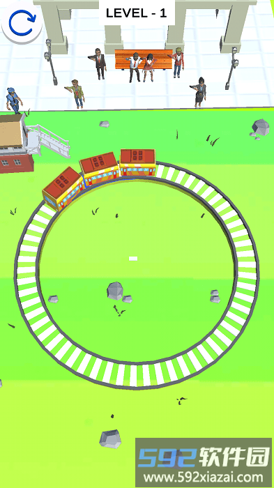 玩火车赛车3d(play train racing 3d)截图1